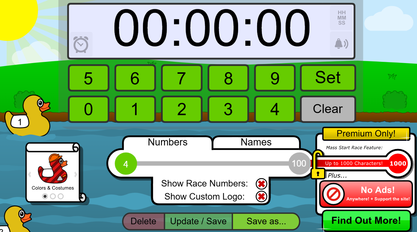 Duck Race Online Game